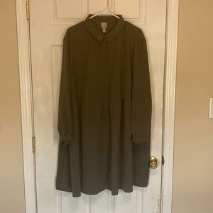 Smock Shirt-Dress